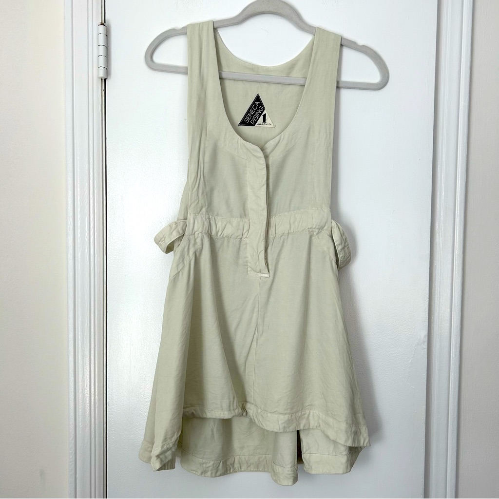 Seneca Rising Minty Green Hi-Lo Mini Dress